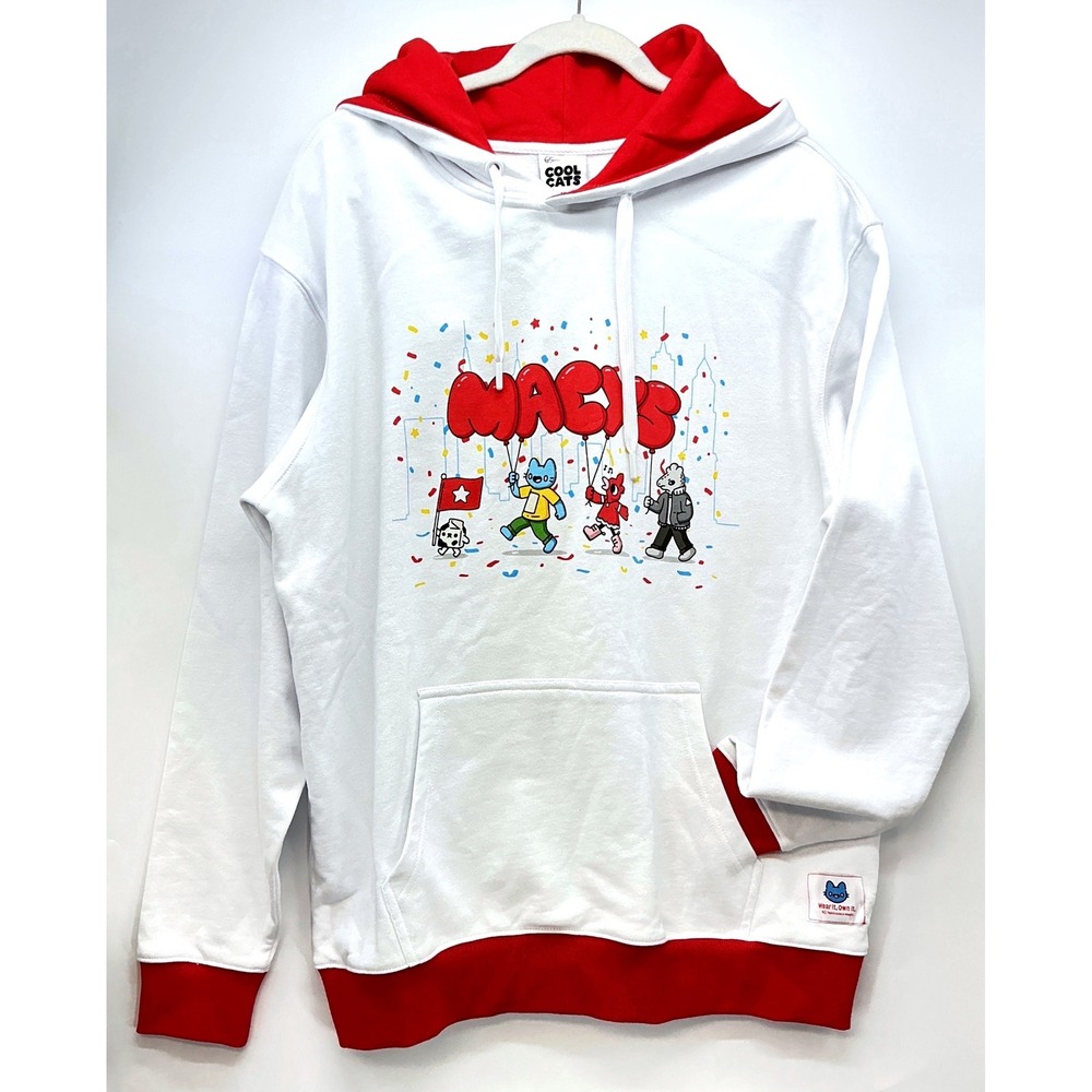 Cool Cats Rare Macy's Thanksgiving Day Parade Hoodie 2023 Sz XL Kawaii Kidcore